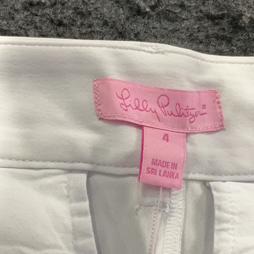 Lilly Pulitzer 4 New With Tags White Joette Shorts - Picture 3 of 5